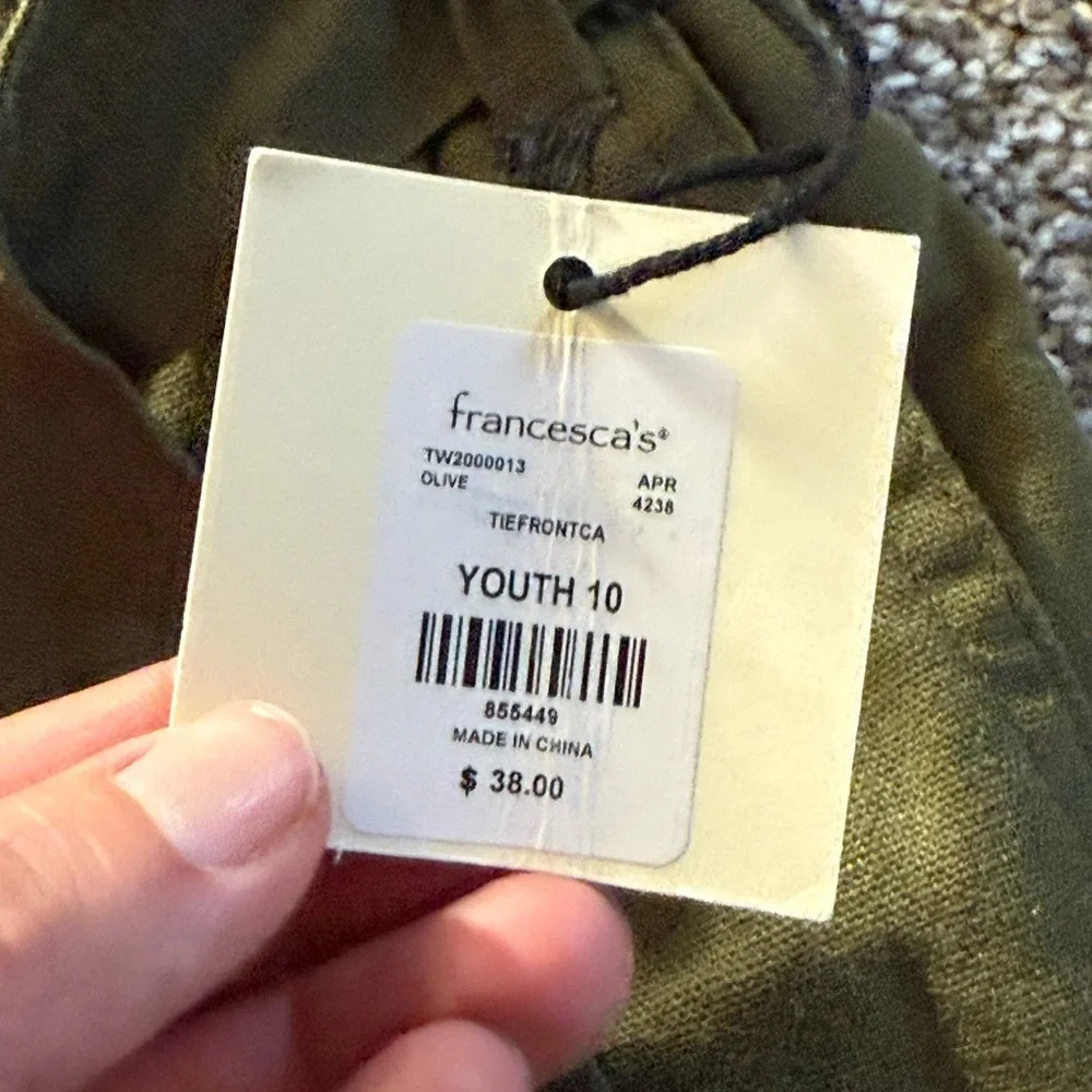 Brand new with tags‎ girls pants from Francesca’s size 10